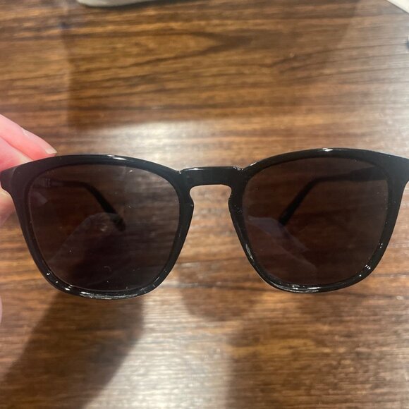 J.Crew Factory Women's Black Square Keyhole Sunglasses AX702 - Picture 1 of 7